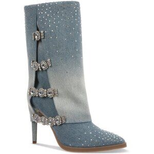 Thalia Sodi Womens Nami Embellished Dress Ombre Boots 8M-MSRP $159.50